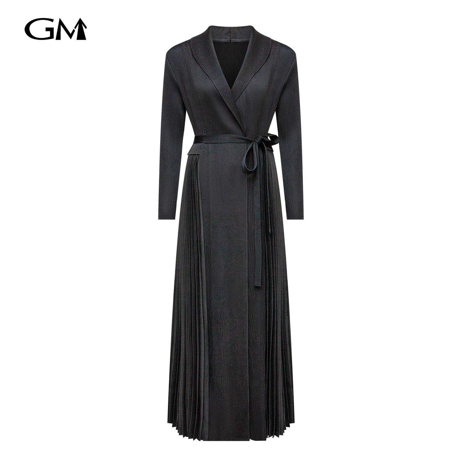 New V-neck suit long dress